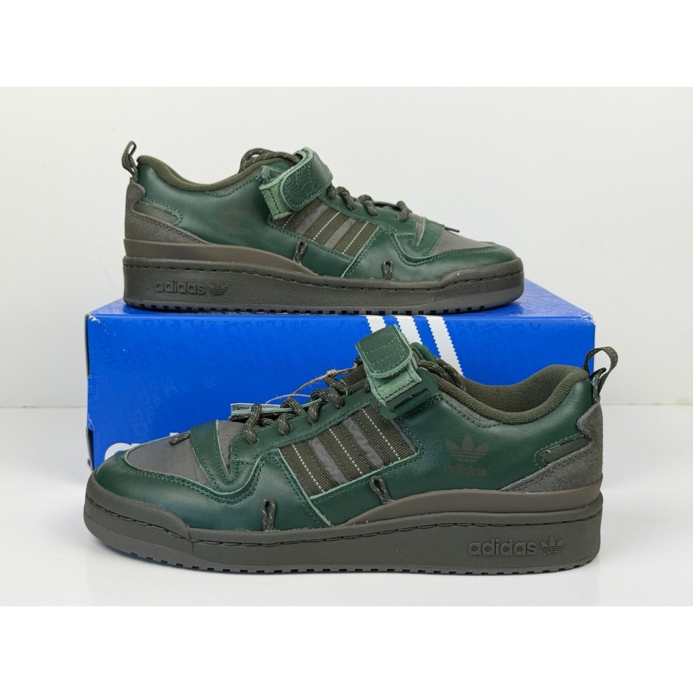 Adidas Forum 84 Camp Low Sneakers Men Size 8 Dark Green Night Cargo GV6784